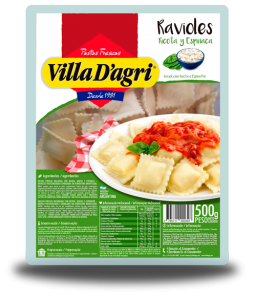 Ravioli com ricota e espinafre