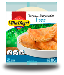 Discos de massa de empanadas para fritar